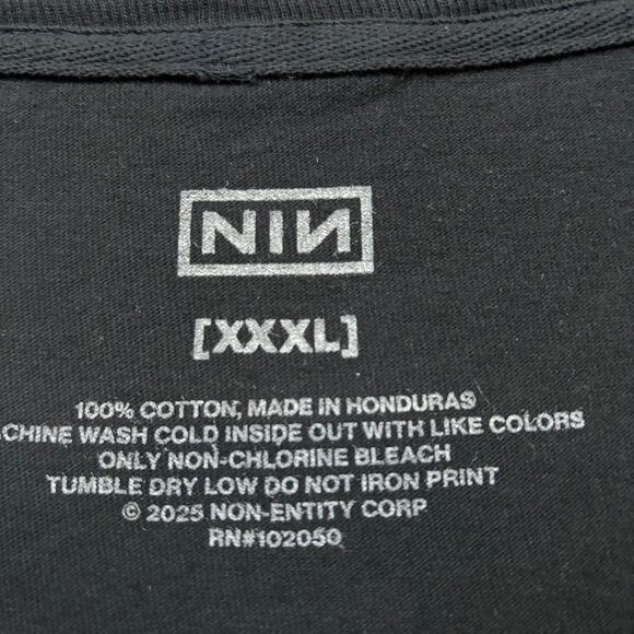 Nine Inch Nails Peel It Back 2025 Tour Dates Band Tee XXXL - Picture 4 of 4